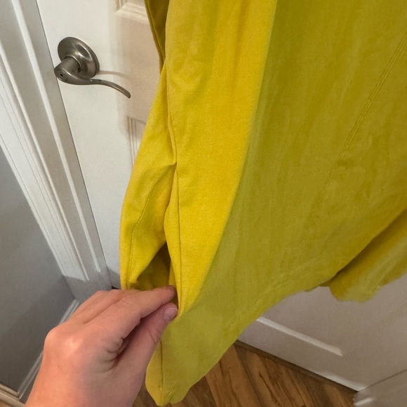 Chic Mustard Long Sleeve Dress, Athleisure - Picture 4 of 5